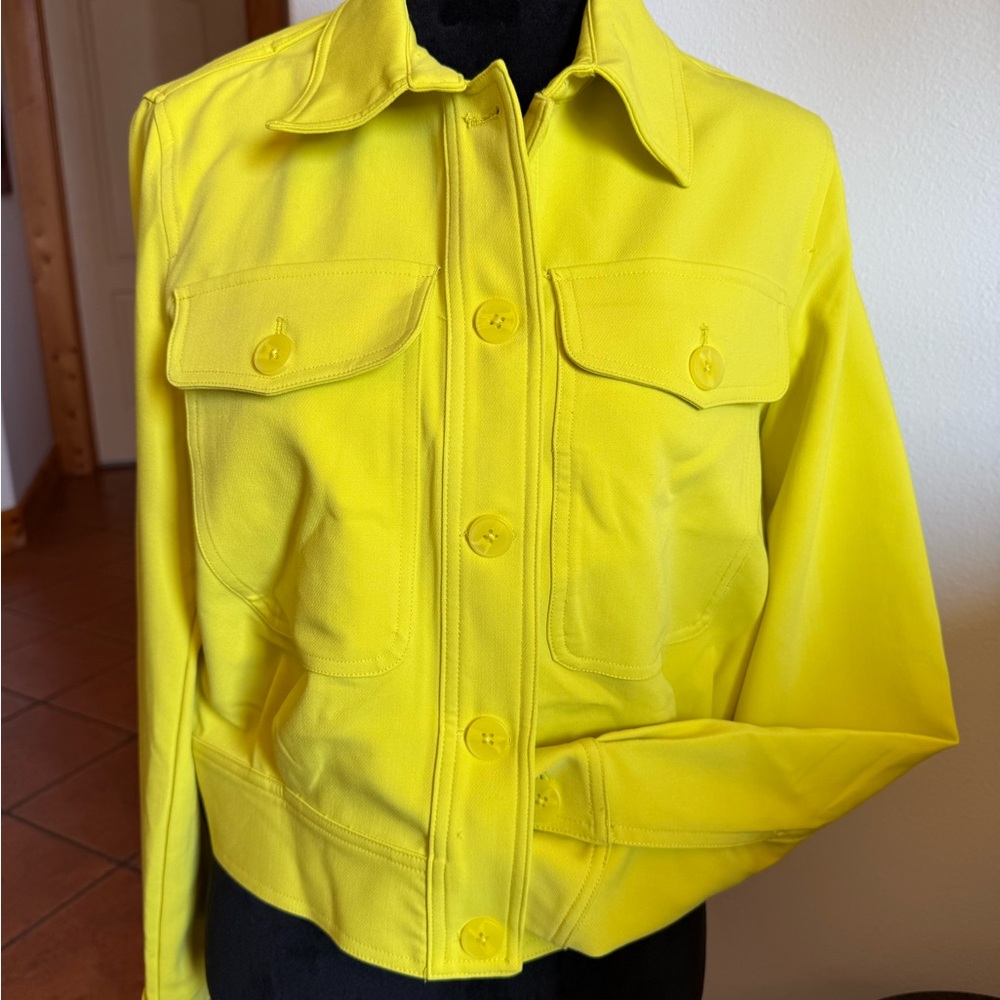 Marc New York Bright Yellow Utility Jacket